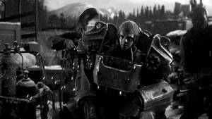 Fallout 4: U.S. soldier in Power Armor