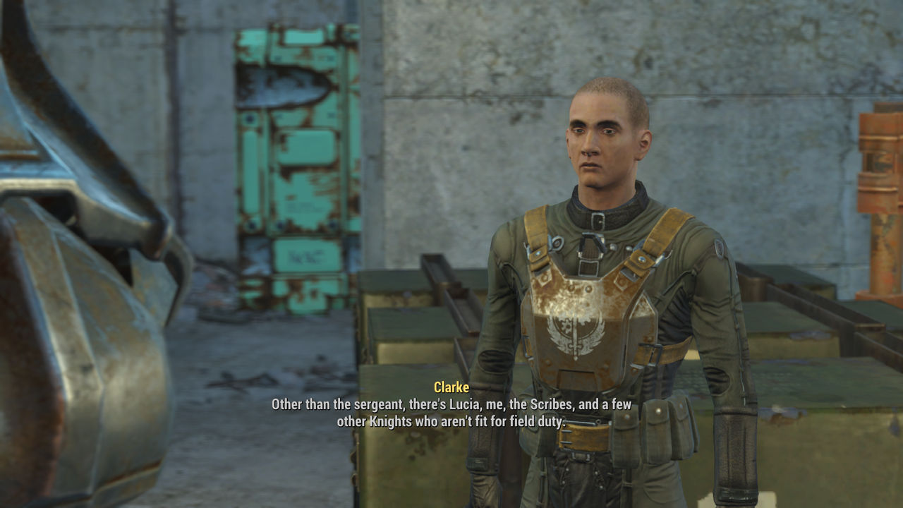 Fallout Four Initate Fallout 4: BoS Initiate D. Clarke by SPARTAN22294 on DeviantArt