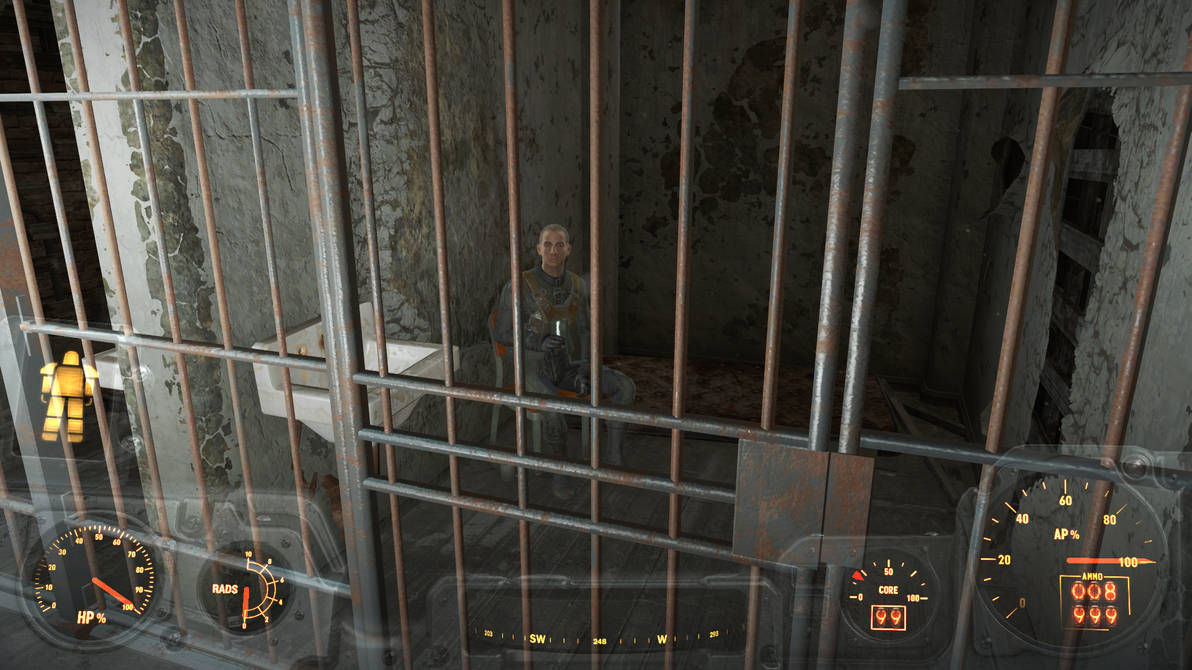 Fallout Four Initate Fallout 4: Initiate Clarke in jail by SPARTAN22294 on DeviantArt