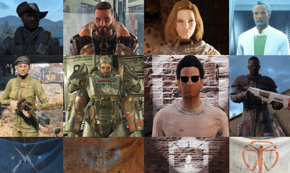 Fallout Factions Roster The Major Factions of Fallout 4 by SPARTAN22294 on DeviantArt