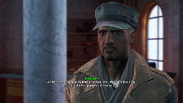 Fallout 4: MacCready's son illness