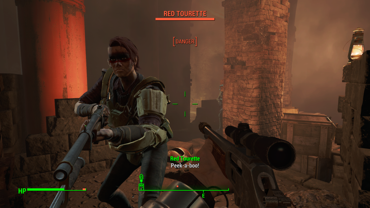 Fallout 4: Red Tourette, a Raider gang leader by SPARTAN22294 on DeviantArt