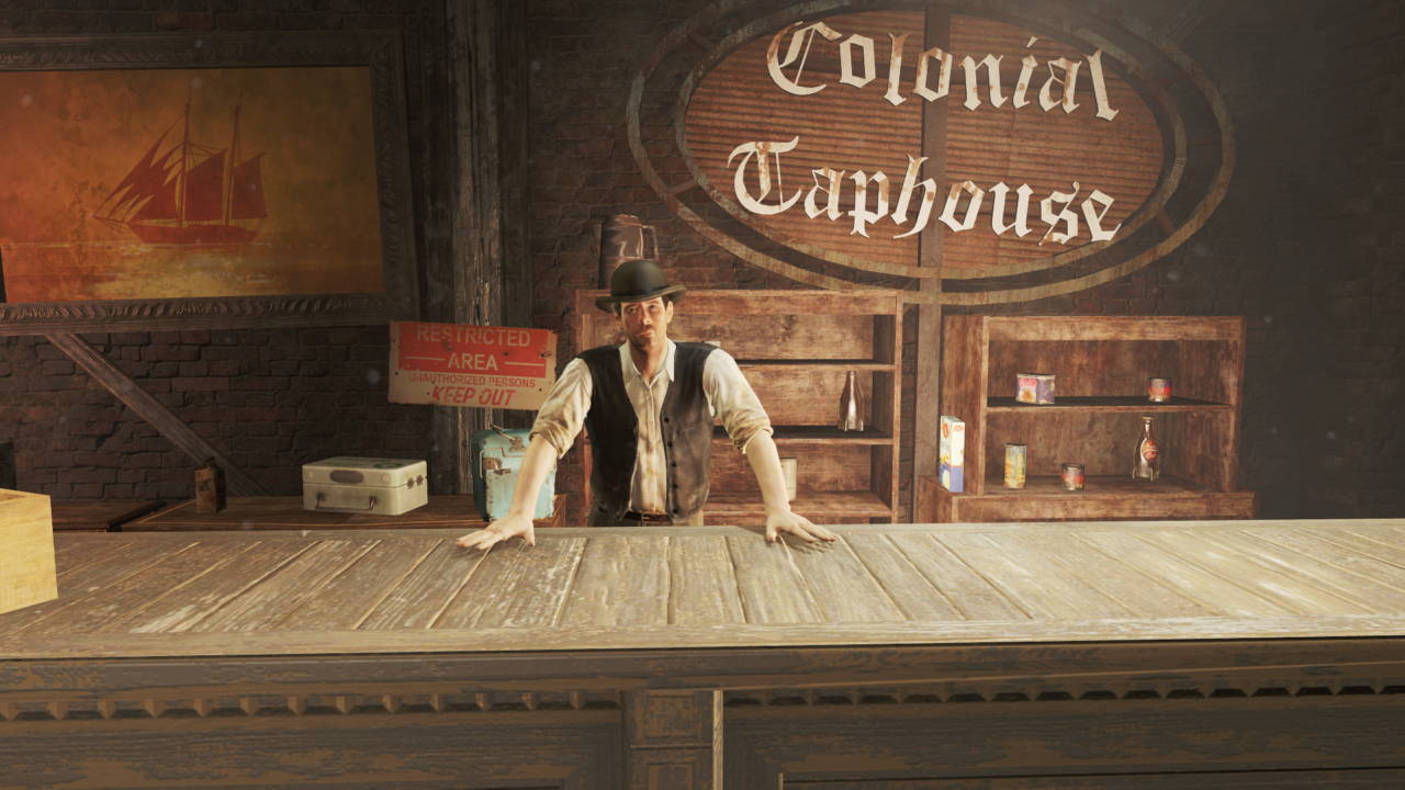 Fallout 4 Paul S In Charge Of Colonial Taphouse By Spartan On Deviantart Fallout 4 Paul S In Charge Of Colonial Taphouse By Spartan On Deviantart