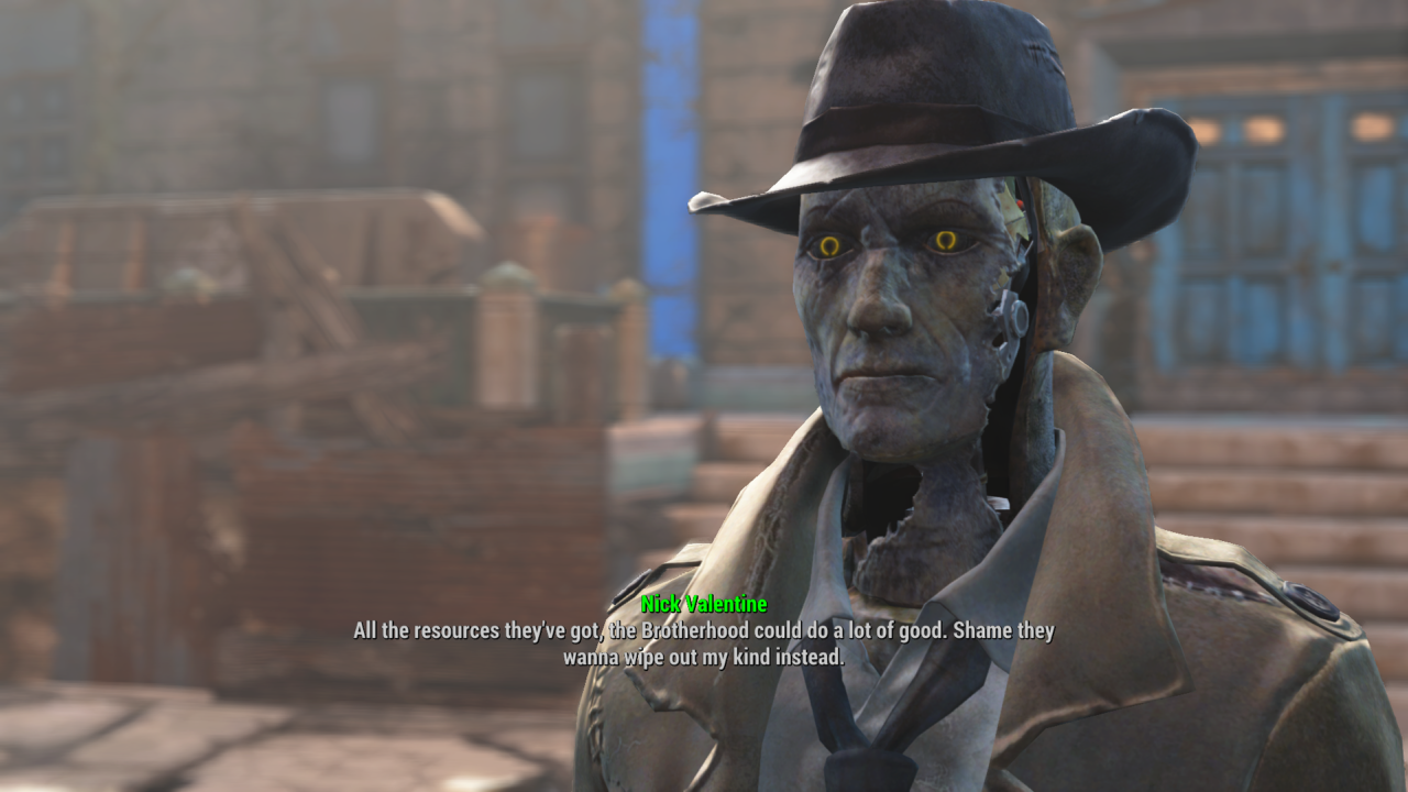 Fallout 4 Nick thinks the by SPARTAN22294 on DeviantArt