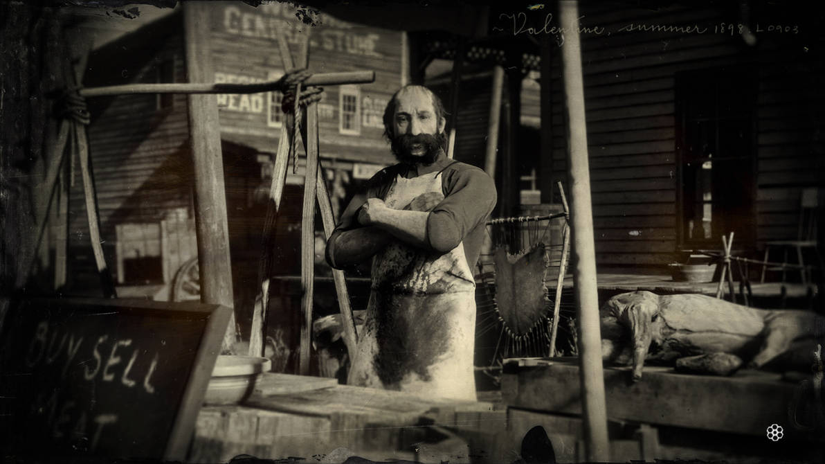 RDR2: Butcher in Valentine by SPARTAN22294 on DeviantArt