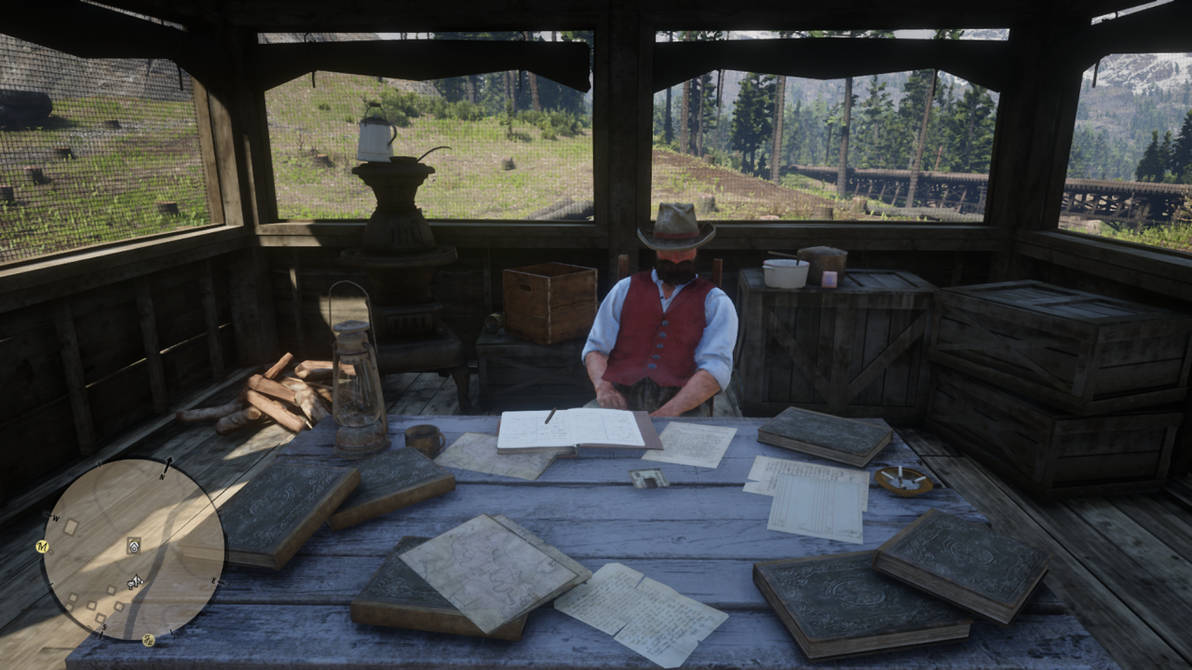 RDR2 Helping the Logging Foreman by SPARTAN22294 on DeviantArt