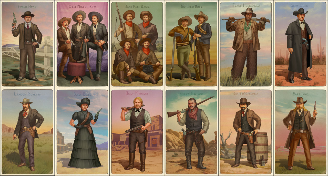 RDR2: Famous Gunslingers card set by SPARTAN22294 on DeviantArt