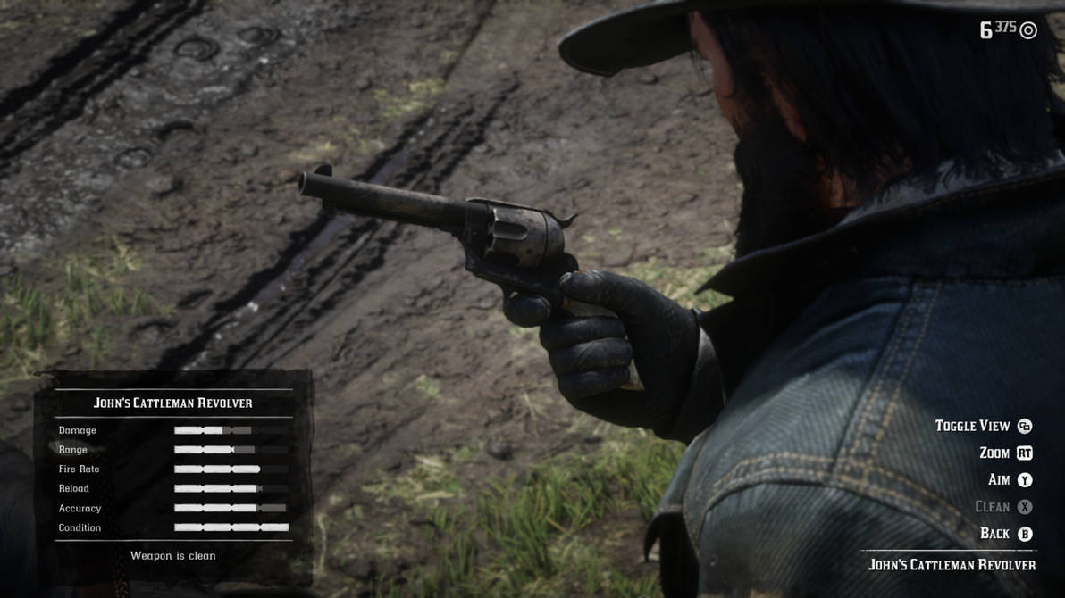 RDR2: John's Cattleman Revolver by SPARTAN22294 on DeviantArt