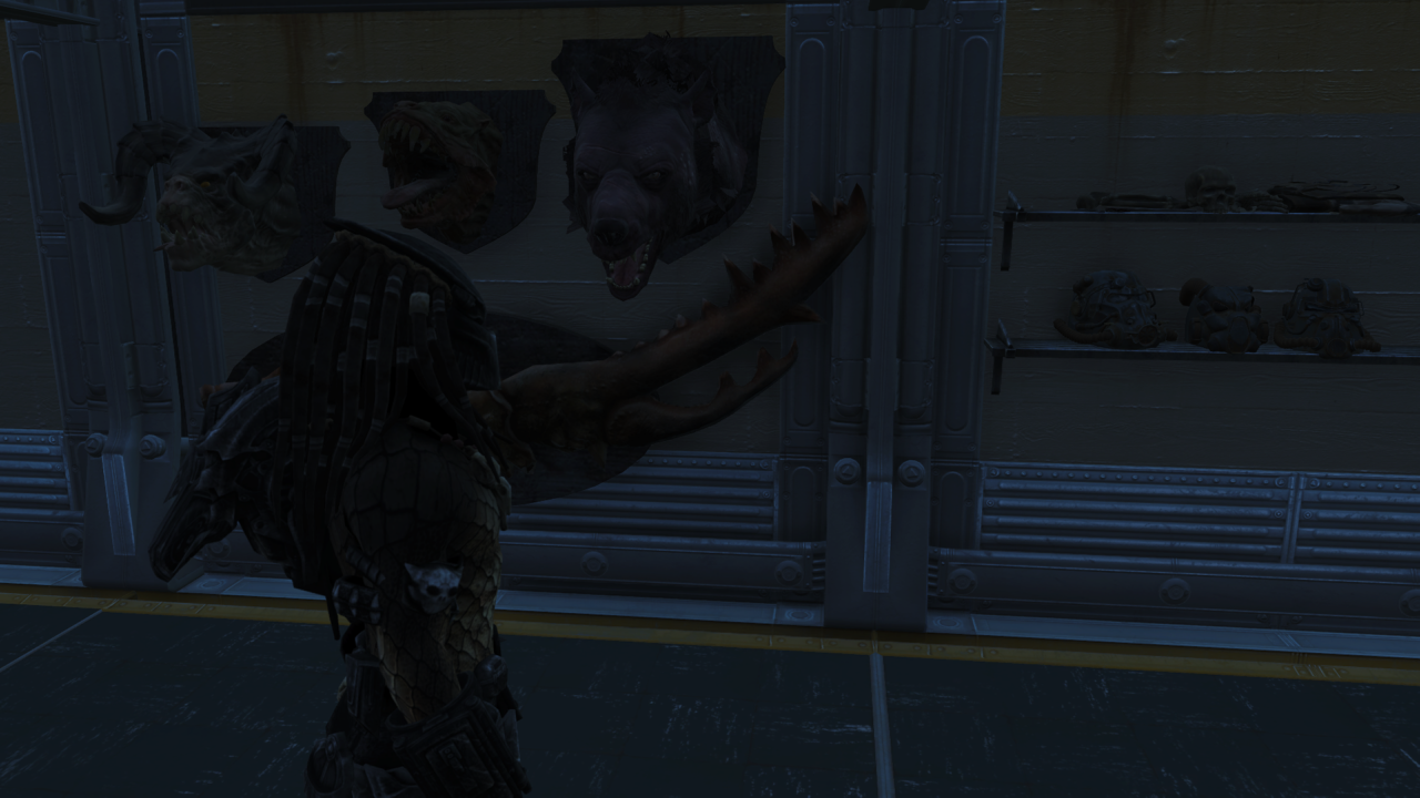 Fallout Predators Fallout 4: Predator's trophy wall by SPARTAN22294 on DeviantArt