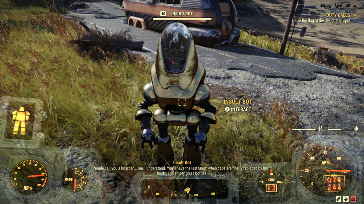 Fallout 76: Insult Bot by SPARTAN22294 on DeviantArt