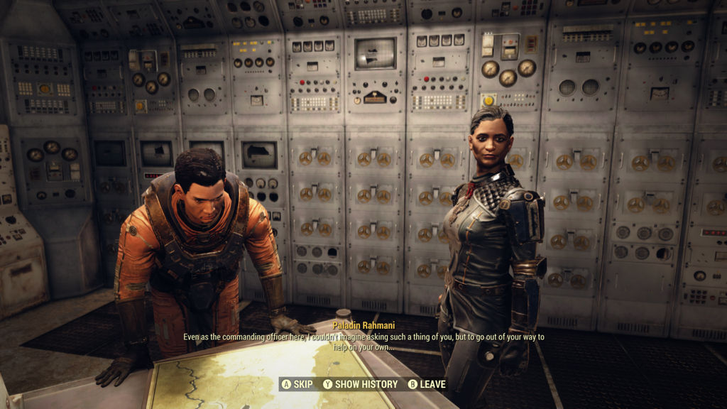 Fallout 76 Telling Rahmani and Shin what I did by SPARTAN22294 on