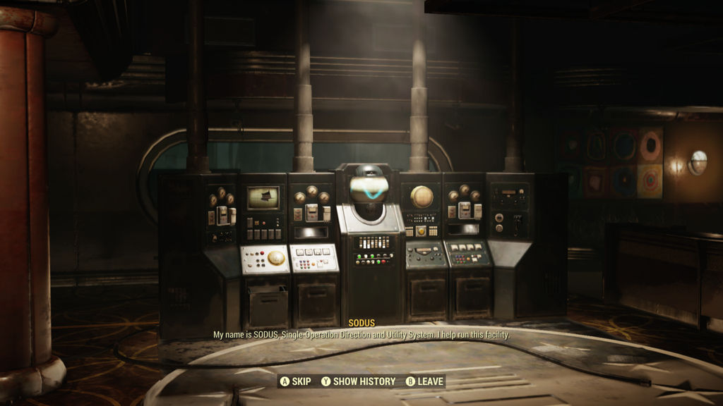 Fallout 76: Computer A.I. named SODUS by SPARTAN22294 on DeviantArt