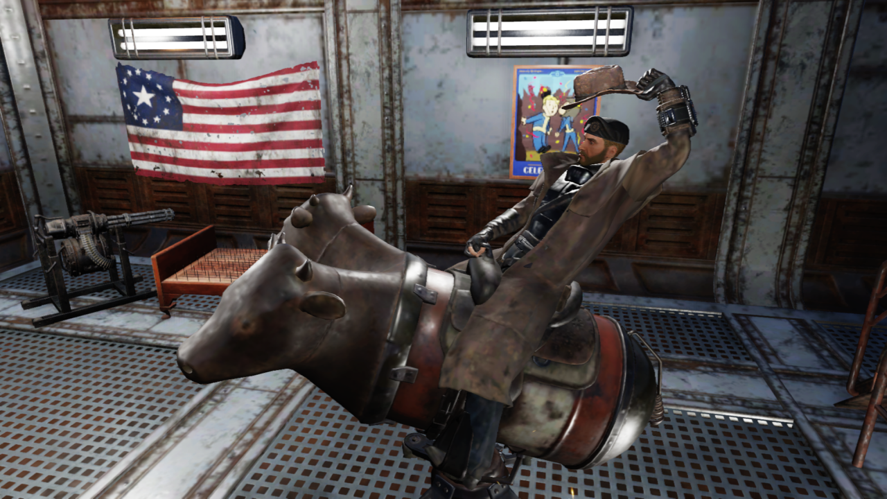 Fallout 76 Mechanical Bucking Brahmin Ride by SPARTAN22294 on DeviantArt