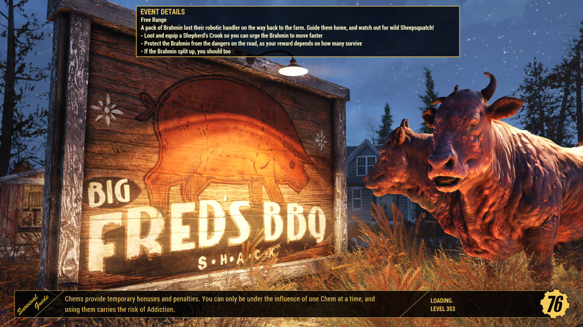 Fallout 76 Free Range Loading Screen by SPARTAN22294 on DeviantArt