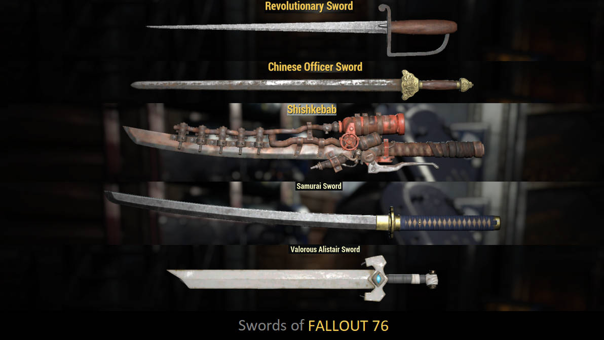 Fallout Sword Rippee Swords of Fallout 76 by SPARTAN22294 on DeviantArt