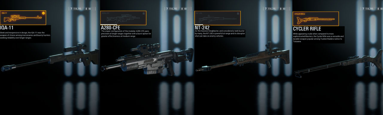 Bf2 Sniper Rifles STAR WARS BF2: Unlockable Weapons for Specialist by SPARTAN22294 on ...