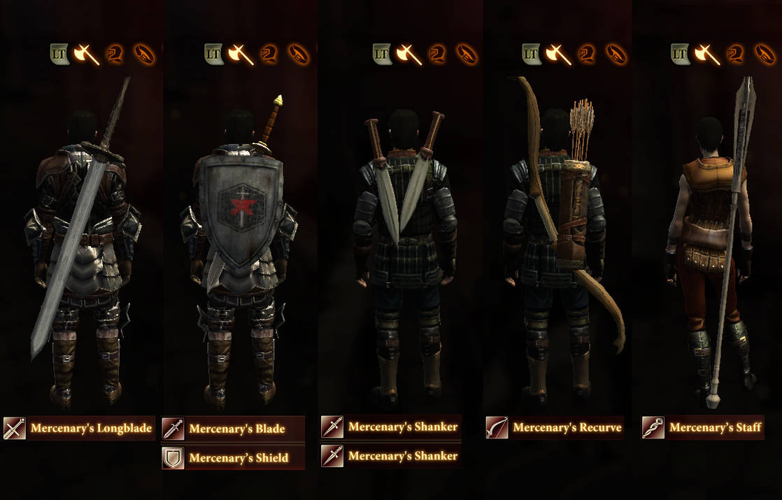 DA2: The Champion's Mercenary Weapons by SPARTAN22294 on DeviantArt