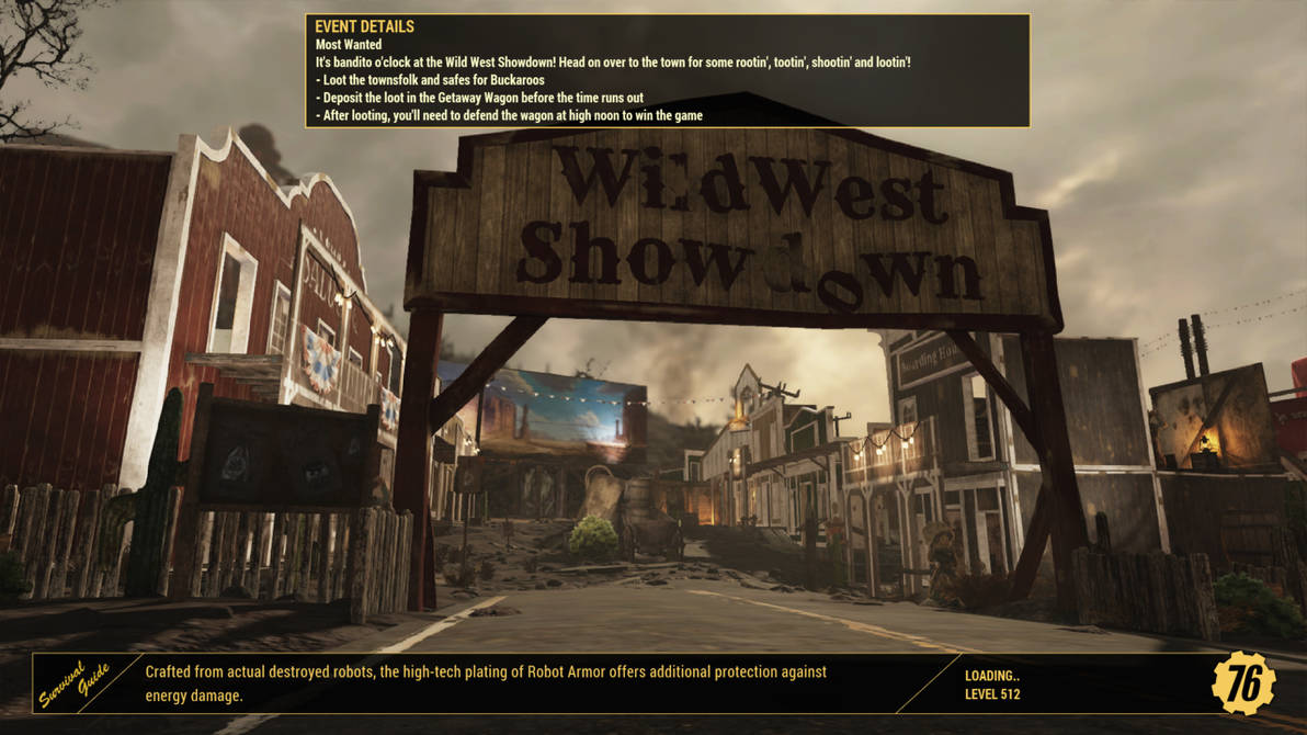 Fallout 76: Most Wanted Loading Screen by SPARTAN22294 on DeviantArt