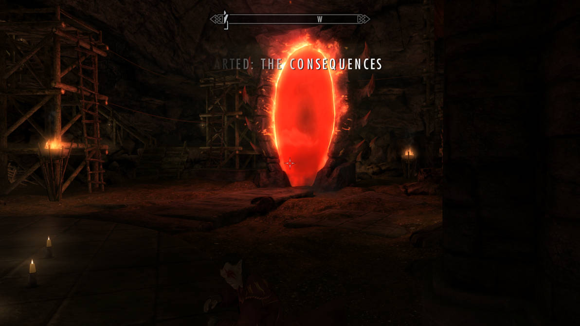 SKYRIM The Oblivion Gate is open by SPARTAN22294 on DeviantArt