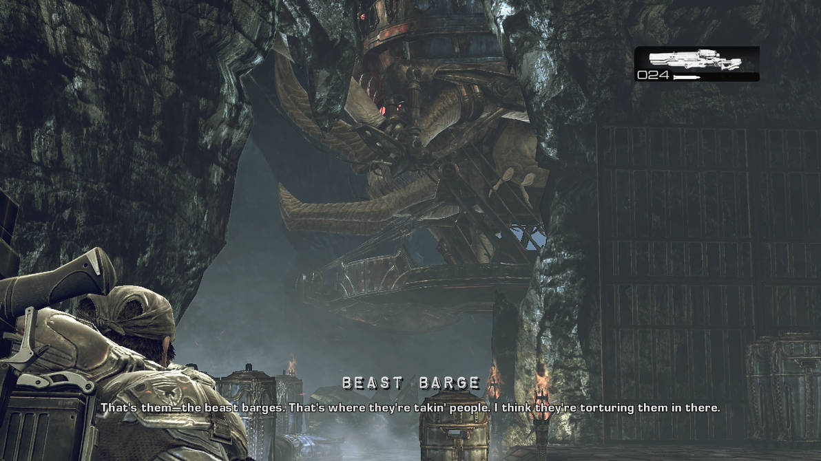 Dynamic Beast GoW2: Beast Barge by SPARTAN22294 on DeviantArt