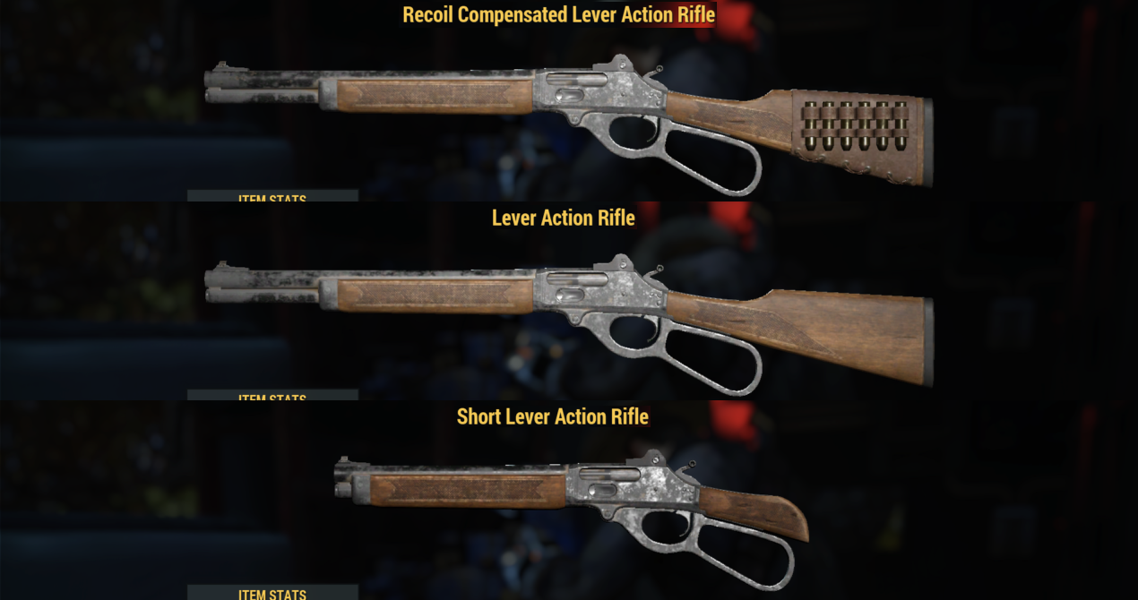 Fallout 76: Lever-Action Rifles by SPARTAN22294 on DeviantArt