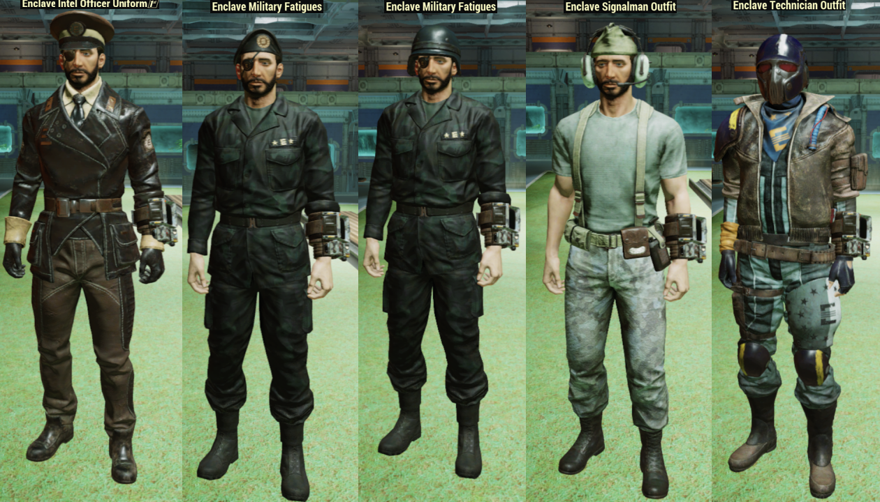Enclave Service Man Fallout 76: Enclave Outfits by SPARTAN22294 on DeviantArt
