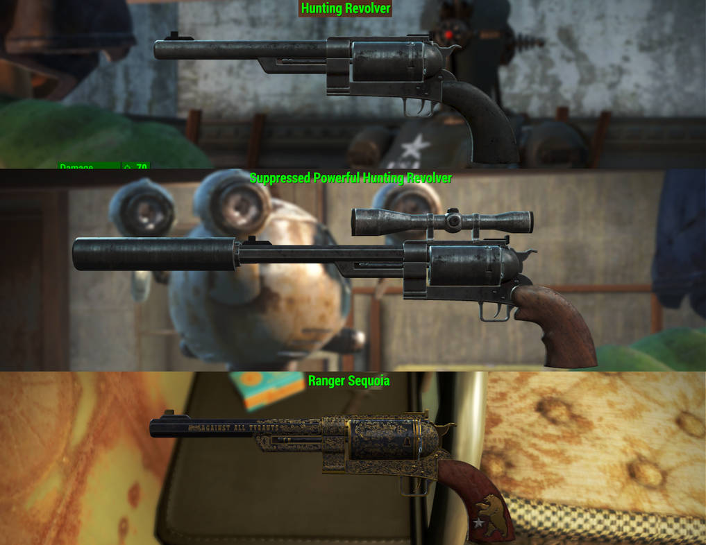 Fallout Legendary Revolver Fallout 4: Hunting Revolver and Ranger Sequoia by SPARTAN22294 on ...