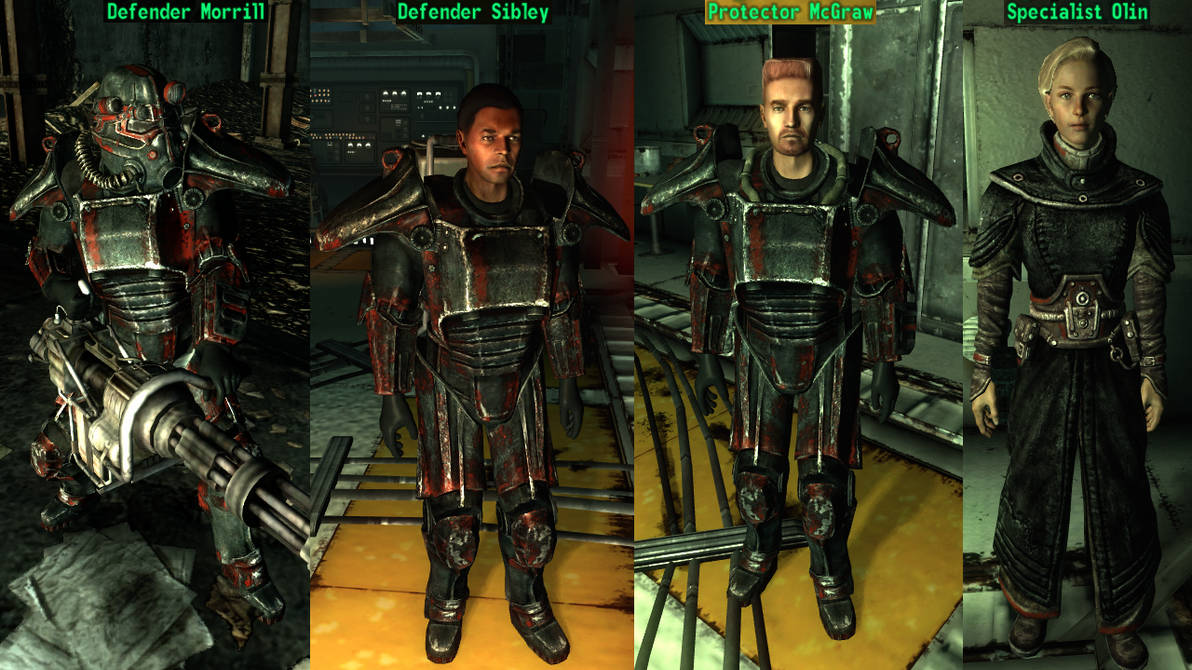 Fallout 3: New members of Brotherhood Outcast by SPARTAN22294 on DeviantArt