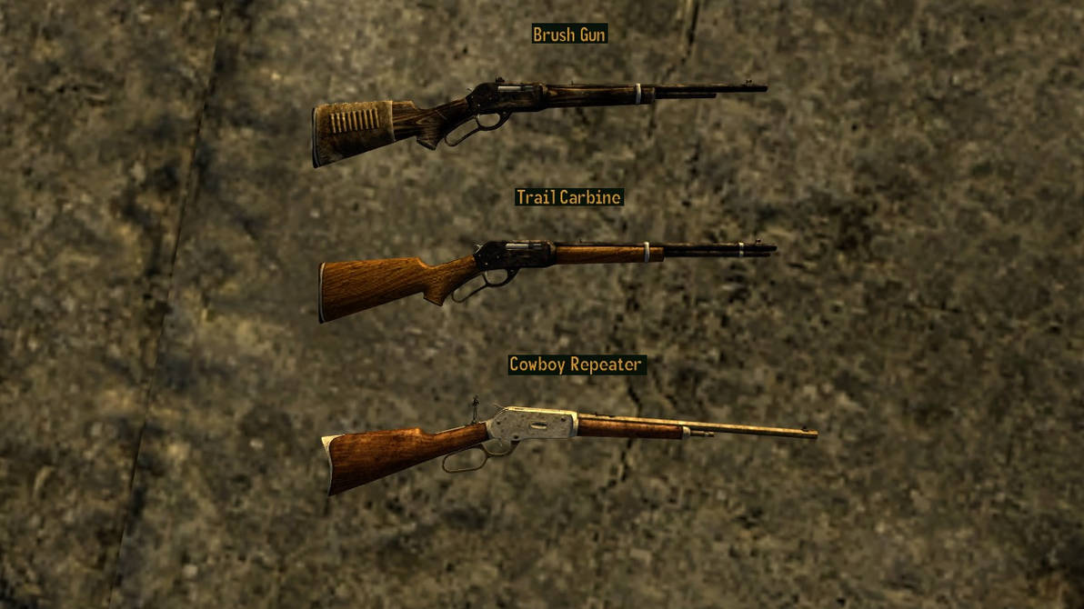 Fallout New Vegas: Lever-Action Rifles by SPARTAN22294 on DeviantArt