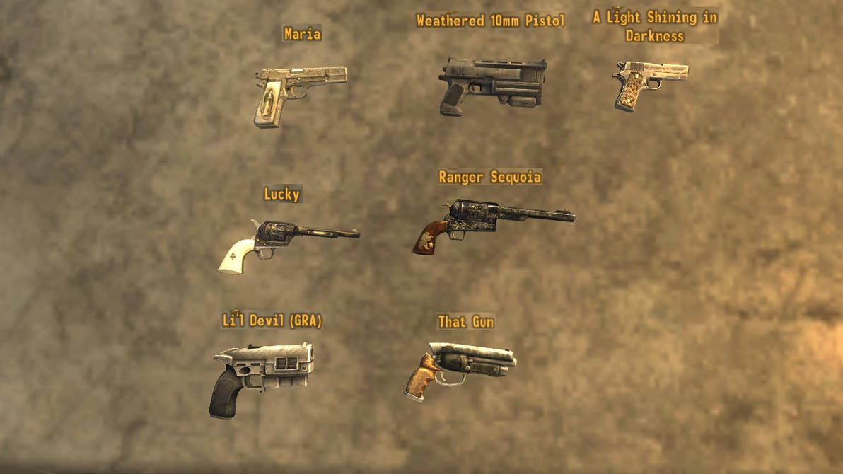 Fallout 3 Revolver Fallout New Vegas: Unique Pistols and Revolvers by SPARTAN22294 on ...