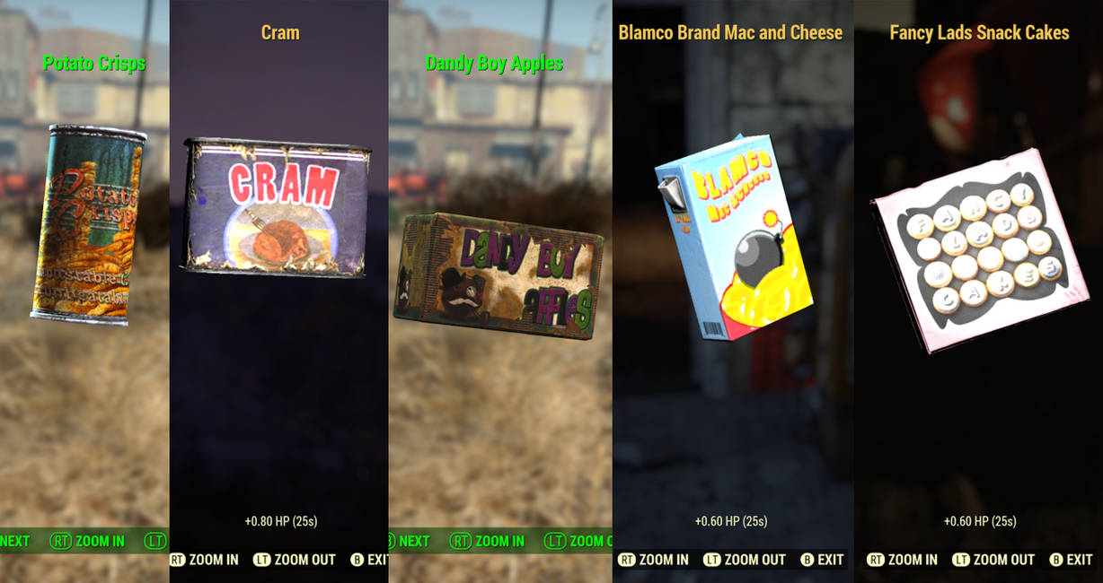 Fallout 4 and Fallout 76: Pre-War Food Vol. 1 by SPARTAN22294 on DeviantArt