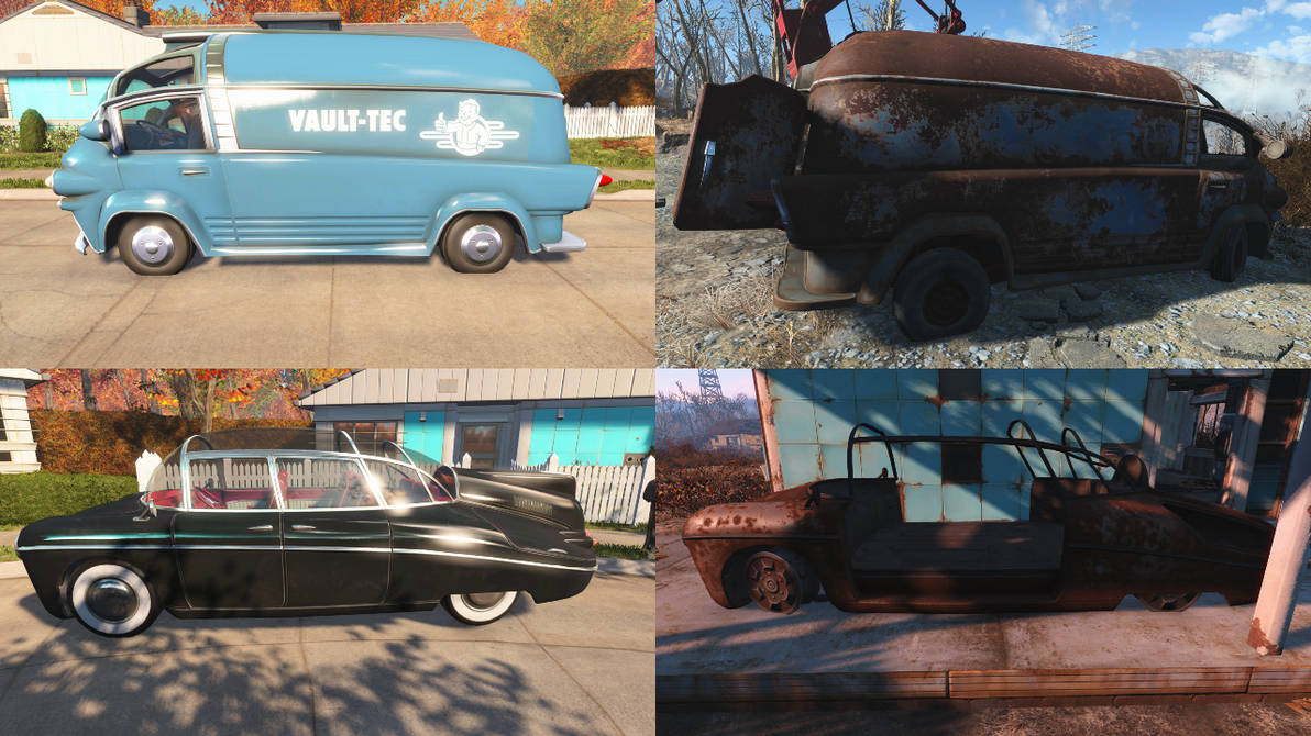 Cars In Fallout Fallout 4: Vehicles, Before and After Vol. 1 by SPARTAN22294 on DeviantArt