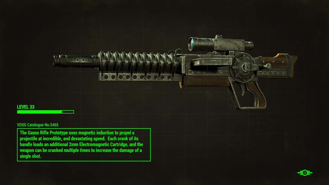 Fallout 4: Gauss Rifle Prototype Loading Screen by SPARTAN22294 on ...