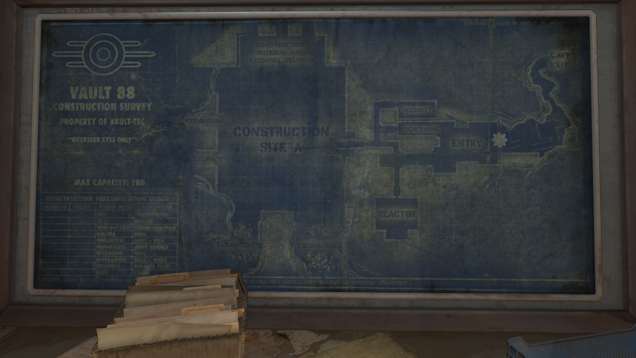 Vault 86 Fallout 4: Vault 88's Site A Blueprint by SPARTAN22294 on DeviantArt