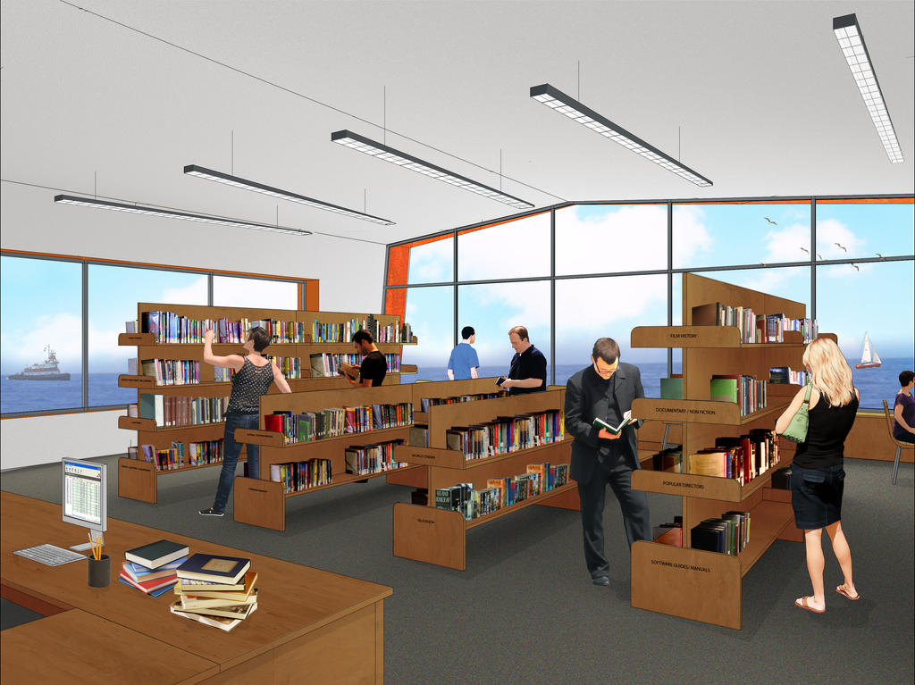library interior by ZIMSTUFF on DeviantArt