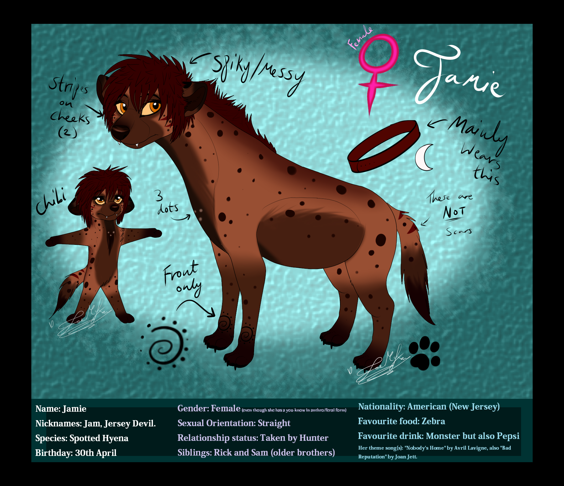 Jamie Ref. Sheet .:Feral:.