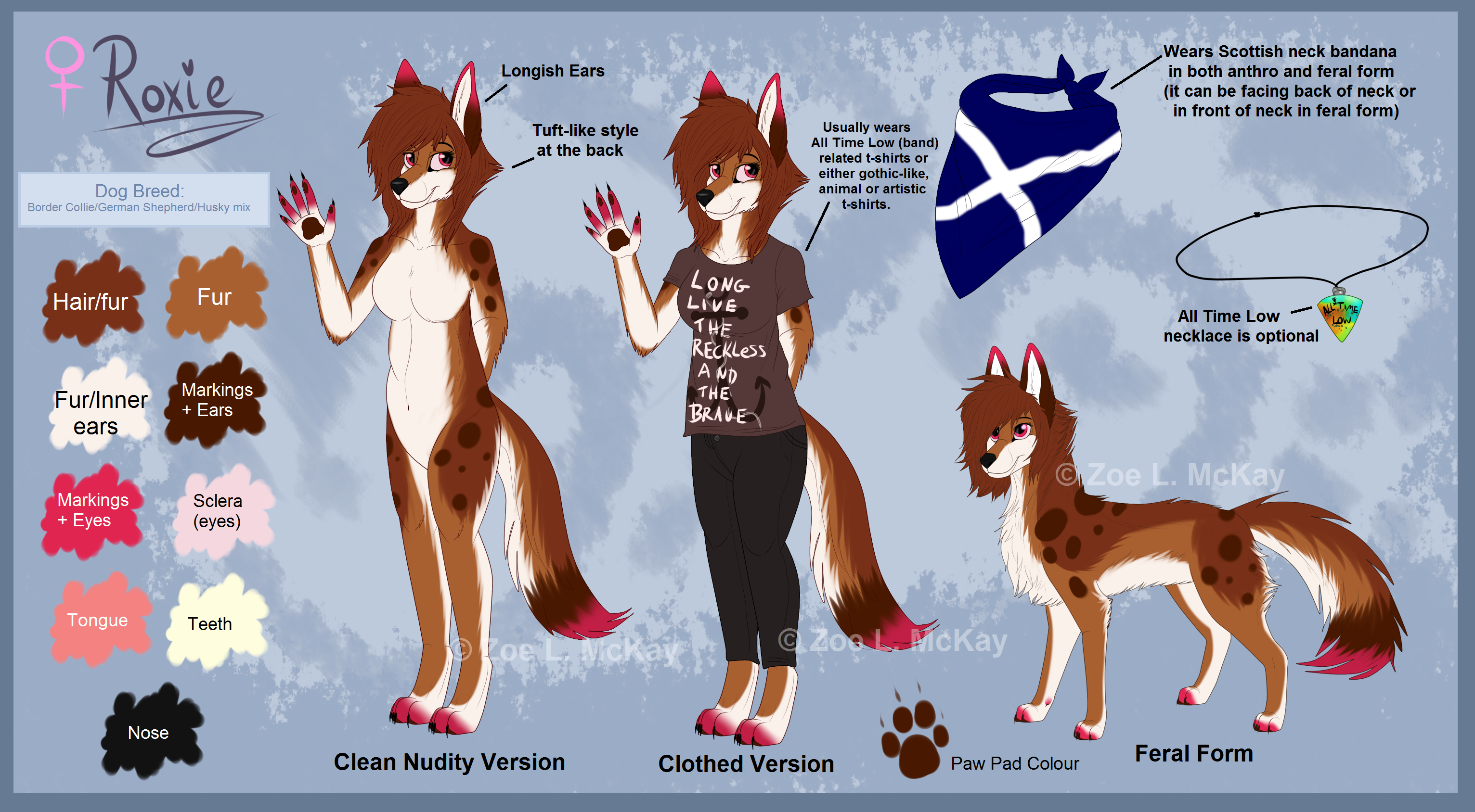 Fursona Meme (using Roxie) by ScottishRedWolf on DeviantArt.