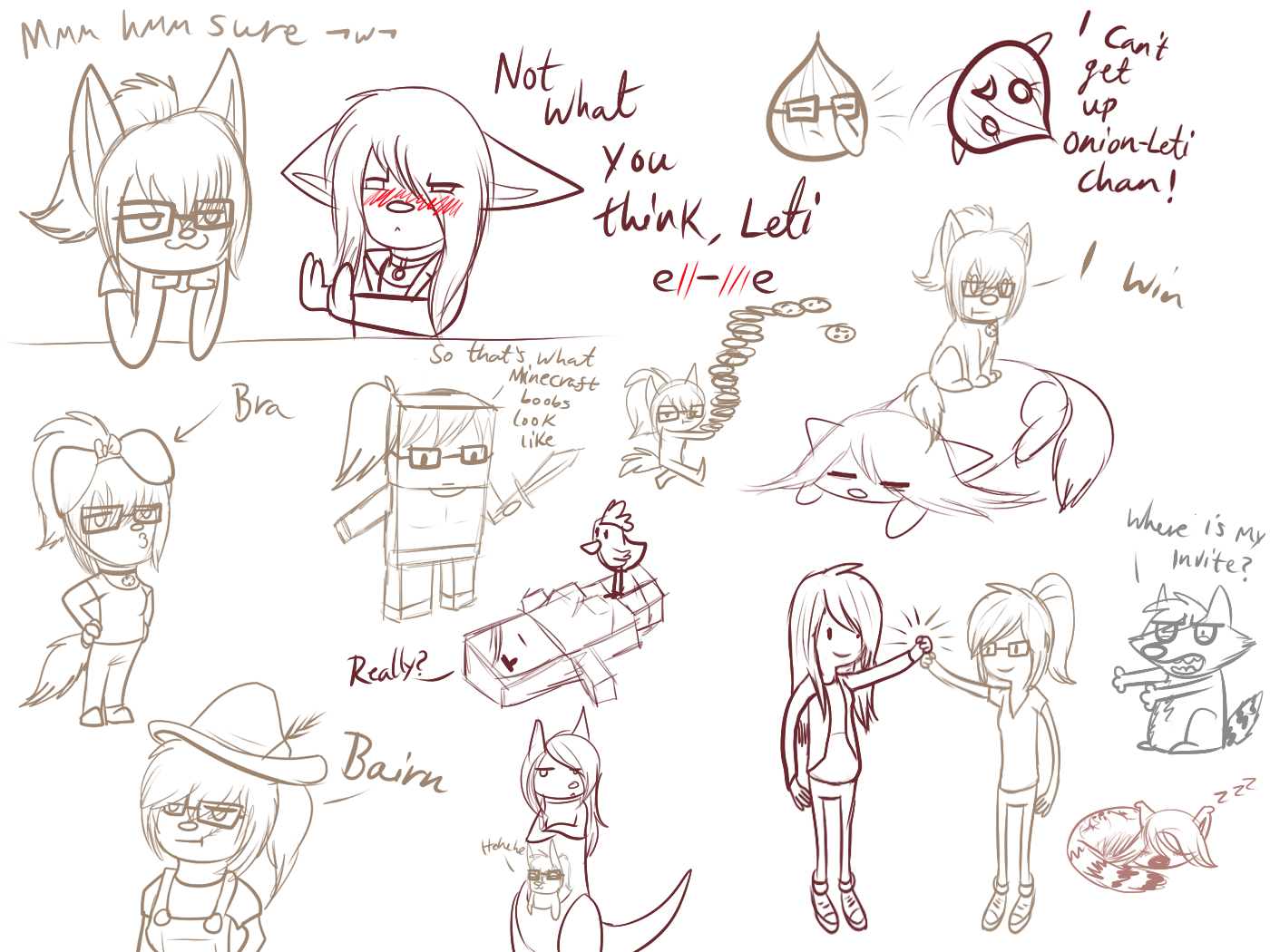 Doodle Dump: Featuring Leti and Zoe