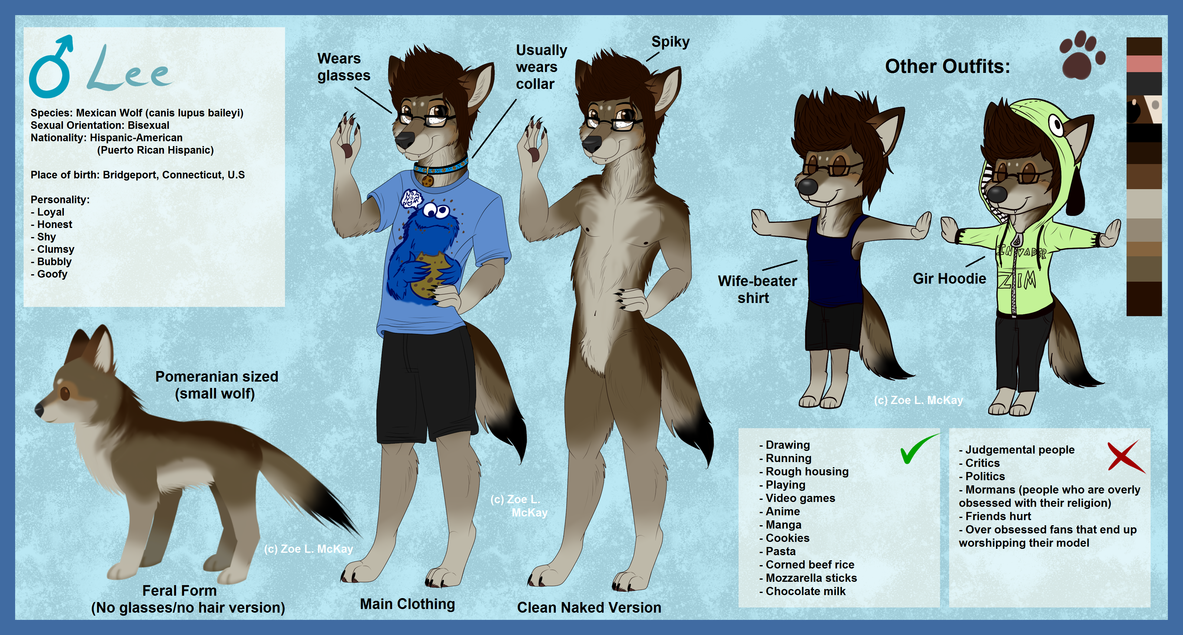 .:Gift:. Ref. Sheet for Letipup (Leti's Male Form)