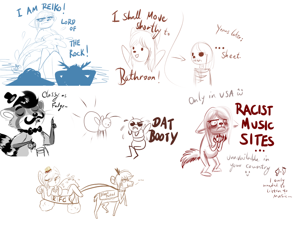 So I Found My Old-ish Doodles o3o...