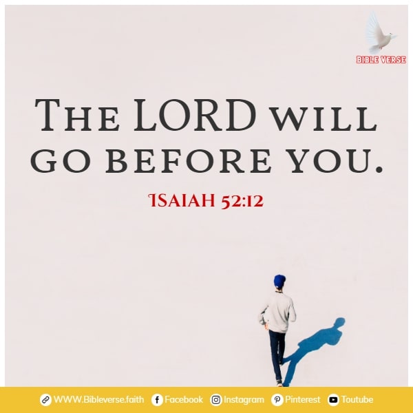 Isaiah 52 12 Bible Verse Of The Day by MosesJ7 on DeviantArt