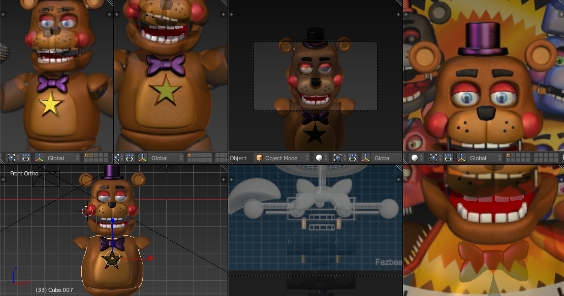 FNAF/SFM/UCN] Rockstar Freddy in a nutshell 