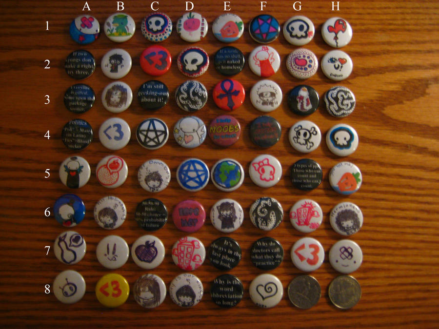 Buttons by EnjoyMyHate on DeviantArt