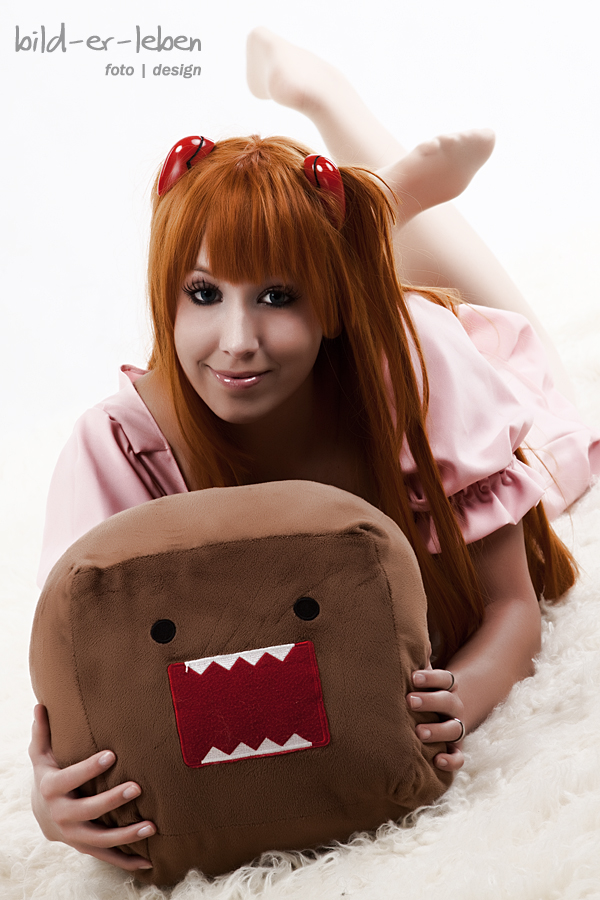 With my lovely Domo-kun