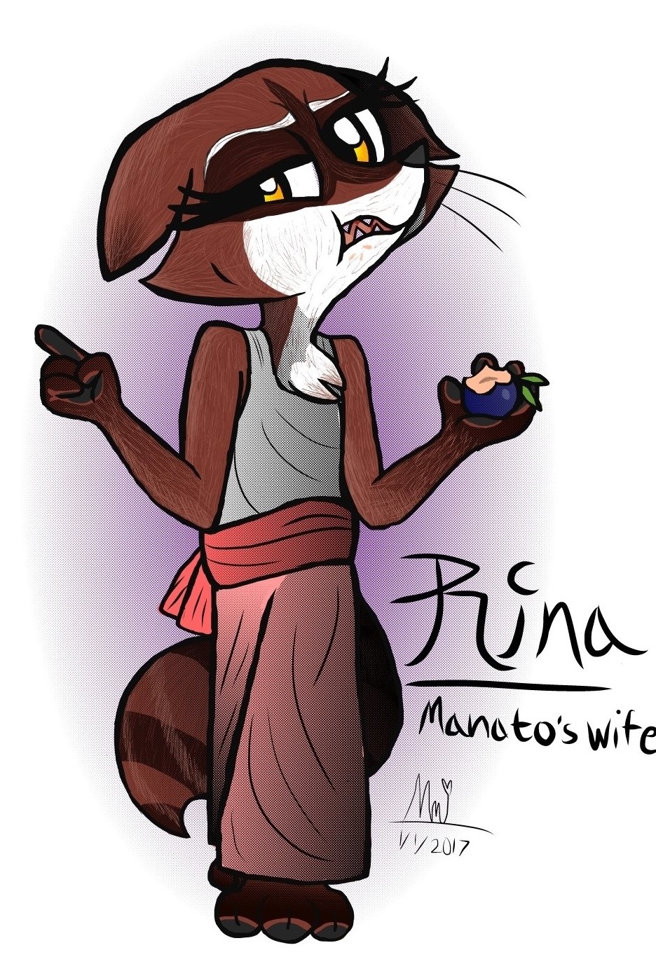 Rina the Tanuki by NoelleMarie623 on DeviantArt