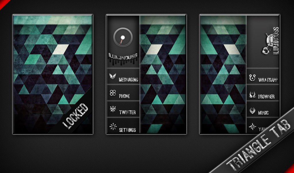 Triangular Tab Ui Triangle Tab by PetrukGrinder on DeviantArt