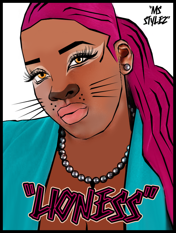 Vector Of Lioness uk rapper by MsDaijahStylez on DeviantArt