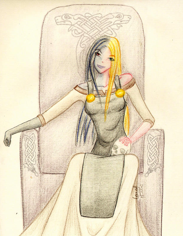 Norse Goddess Hel by OkuniSensei on DeviantArt
