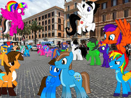 Ponies in Rome