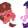 Cute Tucker Mayfield and Lilith Sparkle